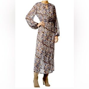 Fair Child Sheer Printed Maxi Dress